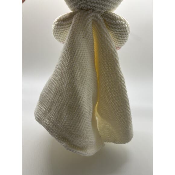 Modern Baby Knit Unicorn Security Blanket Cream & Pink - Picture 4 of 12